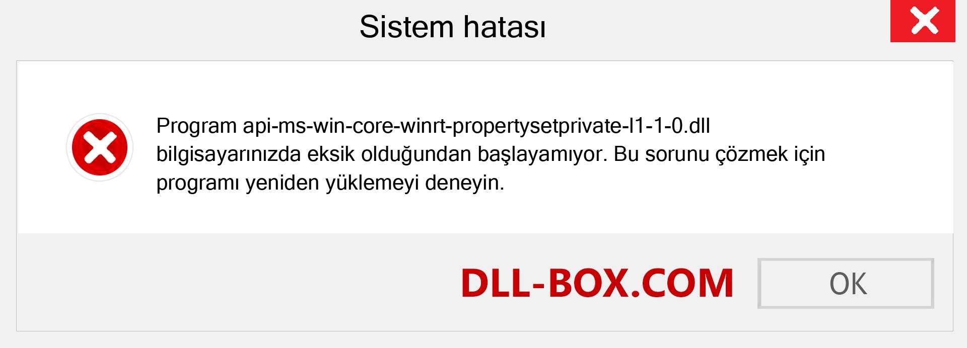 api-ms-win-core-winrt-propertysetprivate-l1-1-0.dll dosyası eksik mi? Windows 7, 8, 10 için İndirin - Windows'ta api-ms-win-core-winrt-propertysetprivate-l1-1-0 dll Eksik Hatasını Düzeltin, fotoğraflar, resimler